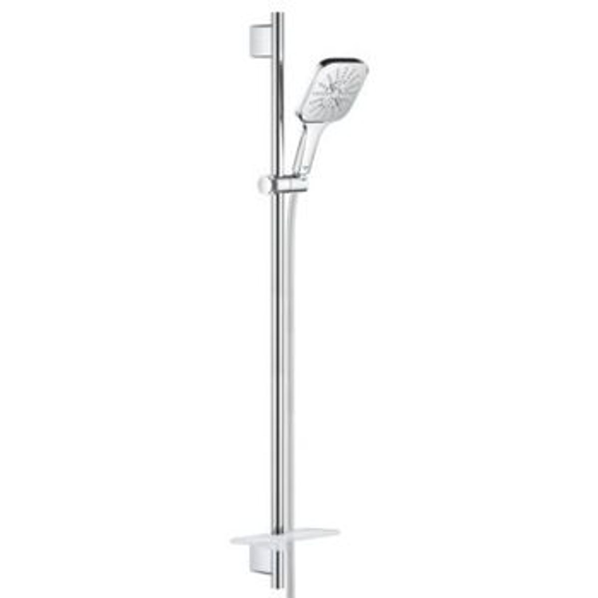 Grohe - EDI Rainshower SmartActive 130 Cube, Brusestangsæt 3 sprays