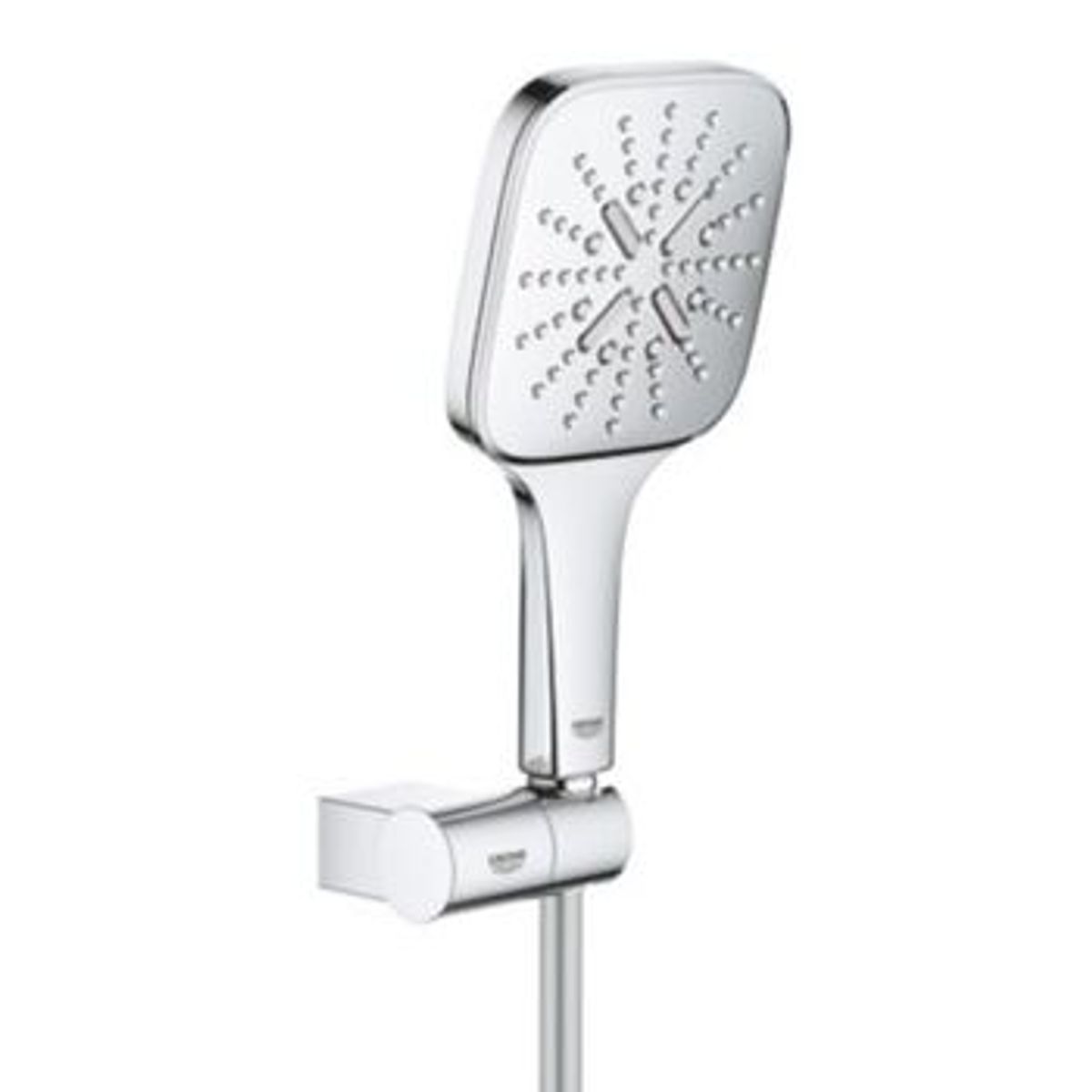 Grohe - EDI Rainshower SmartActive 130 Cube, Vægholdersæt 3 sprays