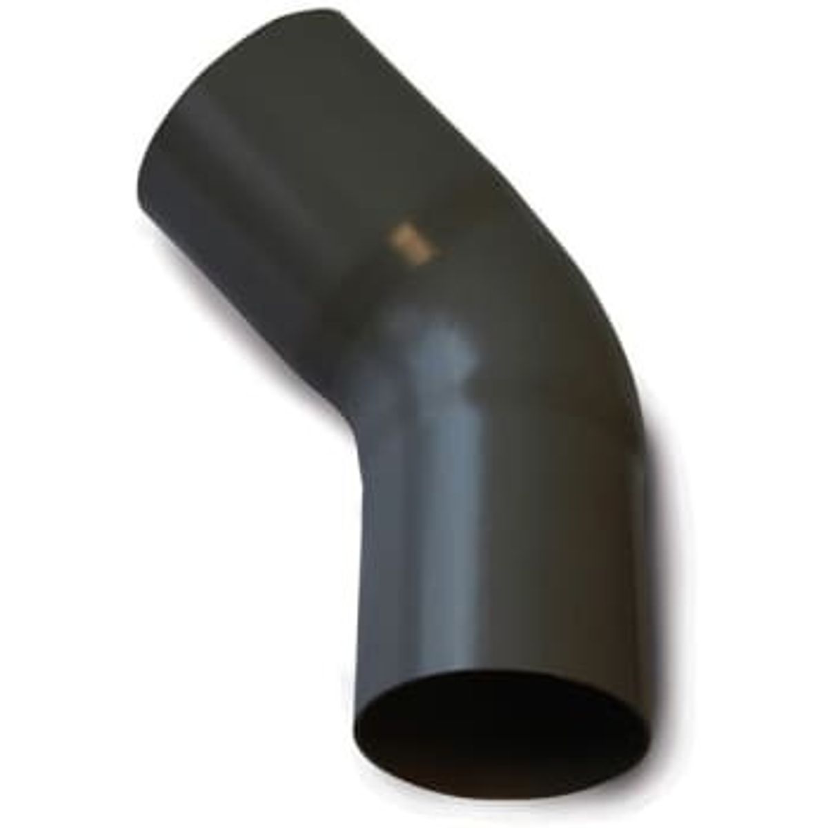 90 mm x 45° Bøjning sort Plastmo