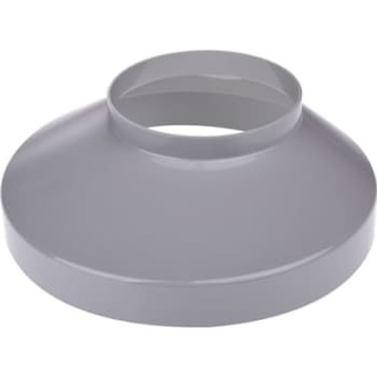 Plastmo brøndkrave 90 mm grå 130 mm