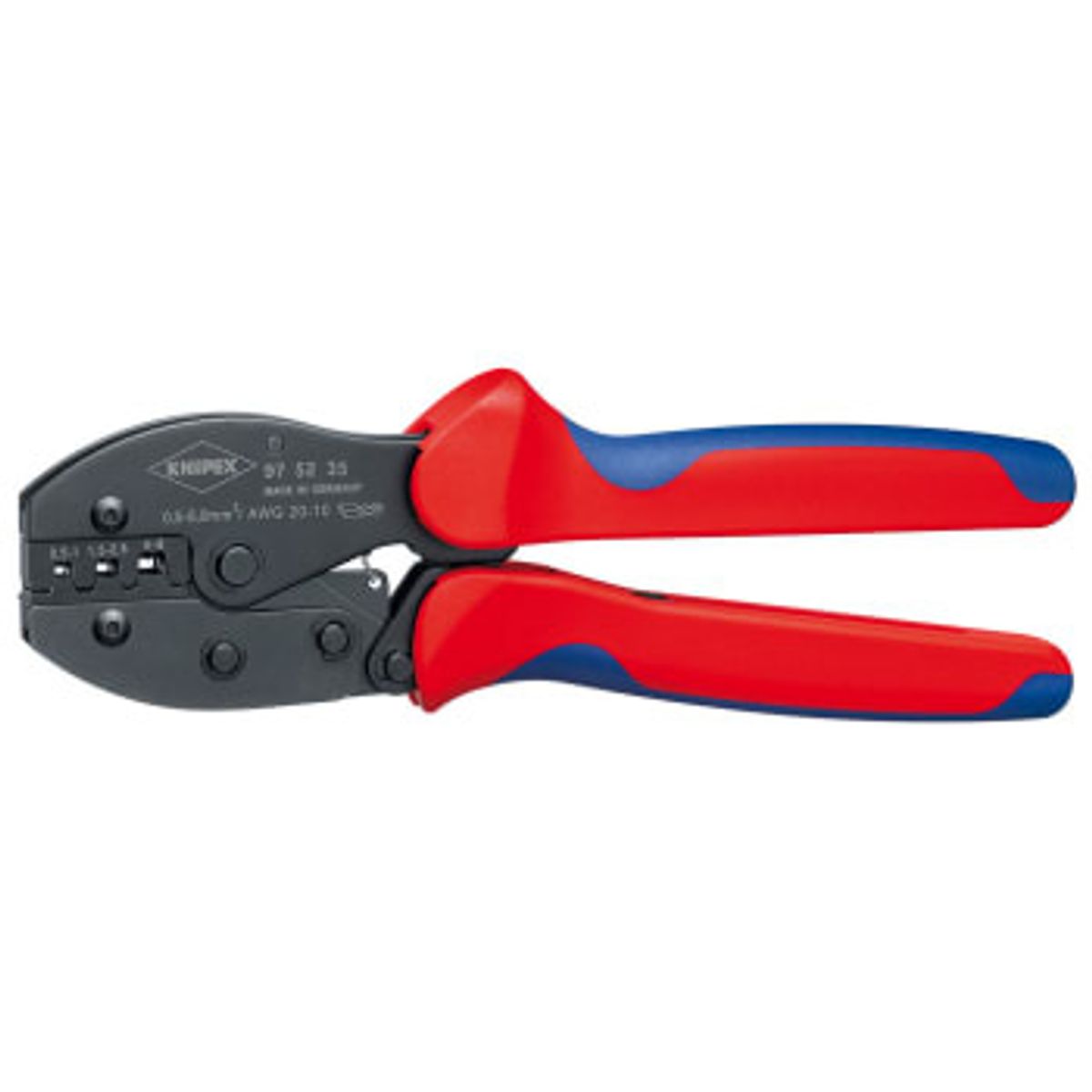 KNIPEX Preciforce® crimptang, uisolerede, åbne stik