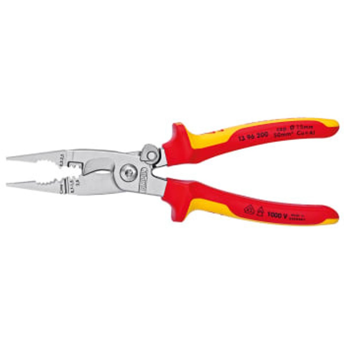 KNIPEX el-installationstang 200mm vde