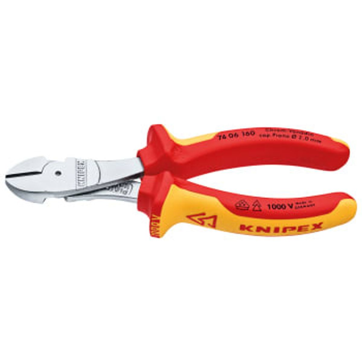 KNIPEX kraft-skævbider, 1000 V, 160 mm