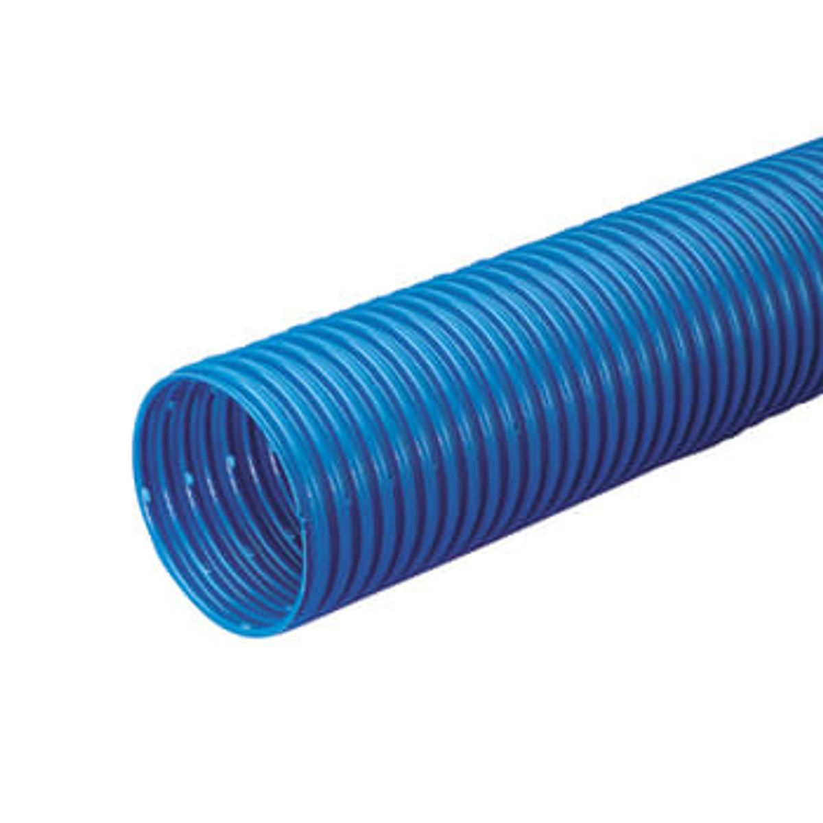 Wavin 92/80 mm PVC-drænrør med 2,5 x 5 mm slids, 50 m, blå (50 mtr)