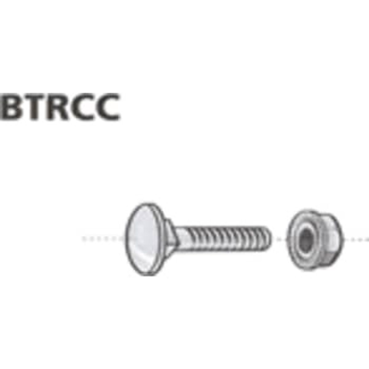 Legrand Br&aelig;ddebolt btrcc 6x20 m/m&oslash;trik (100 stk)