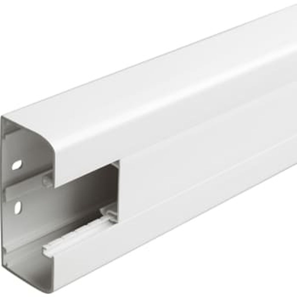 Legrand Kanal Kliksystem 50 x 105 mm med låg, hvid (2 mtr)