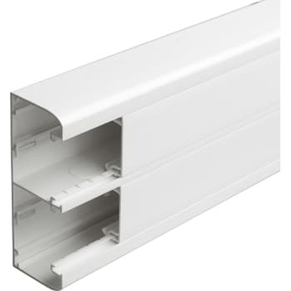 Legrand Kanal Kliksystem 50 x 130 mm med låg, hvid (2 mtr)