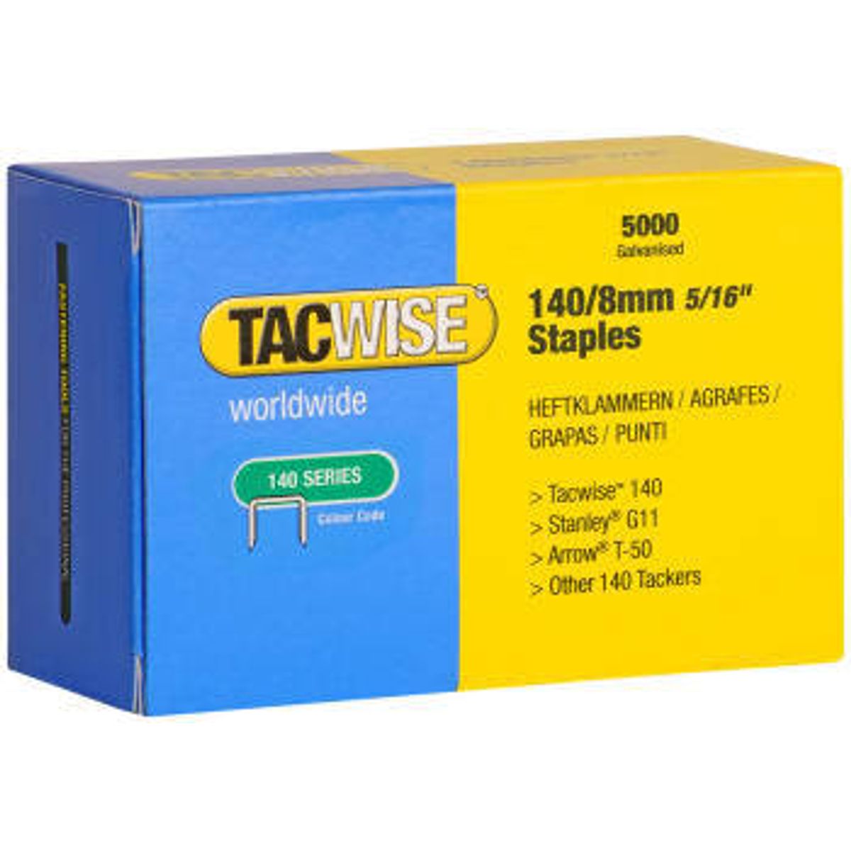 Tacwise hæfteklammer 140/8 mm