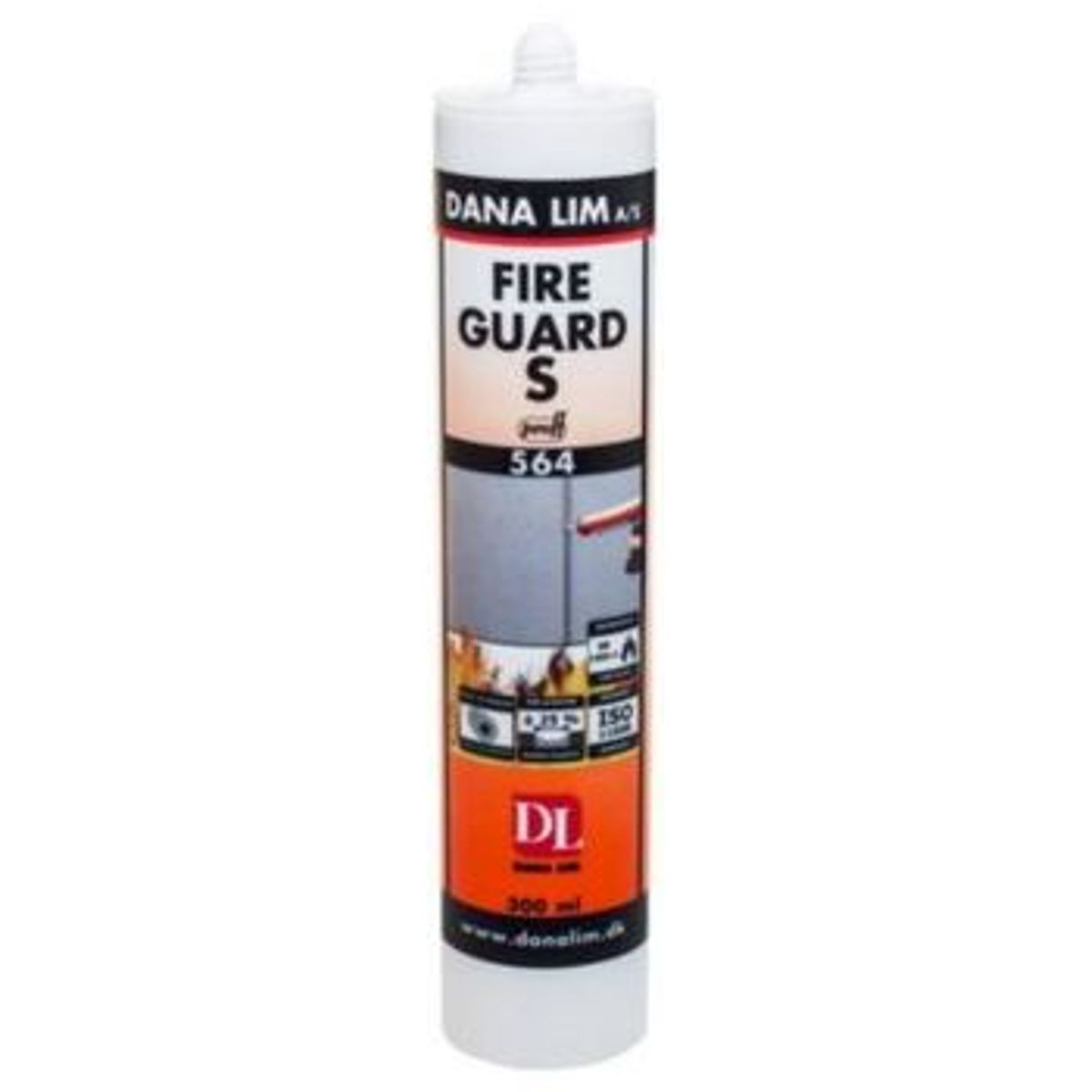 Dana Lim Fire guard s 564 hvid 300 ml