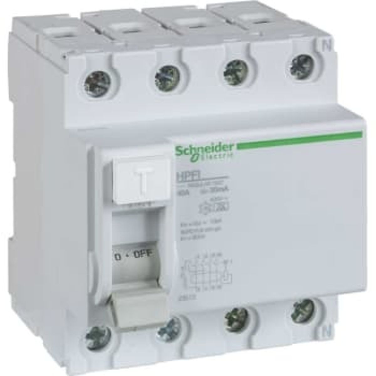 Schneider Electric Fejlstr&oslash;msafb hpfi 40a 4p 30ma