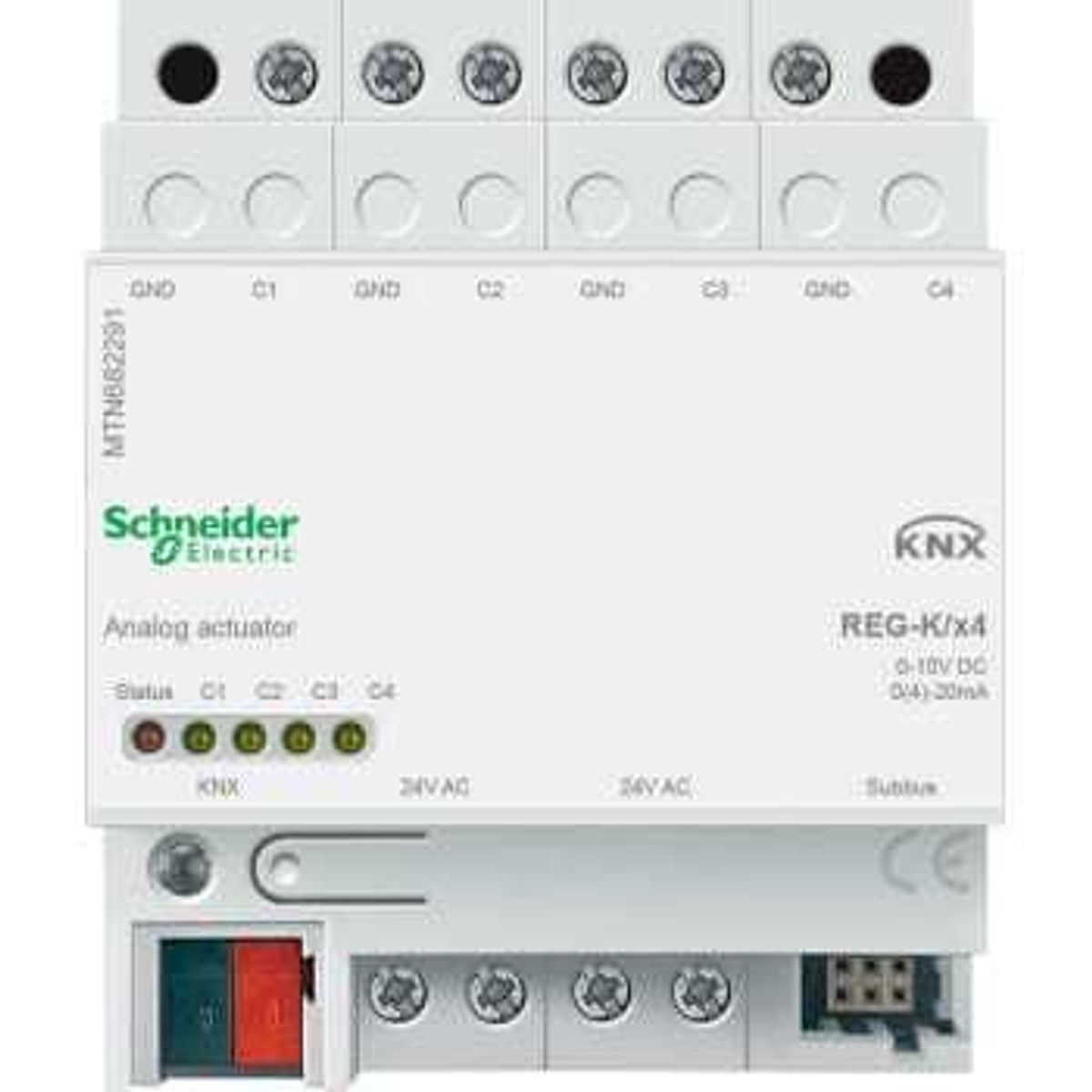 Schneider Electric Knx analog udgang din/4-leder