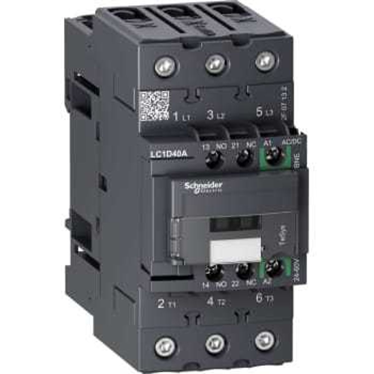 Schneider Electric Kontaktor Tesys D LC1D40ABNE 40A 3P 24-60V AC/DC