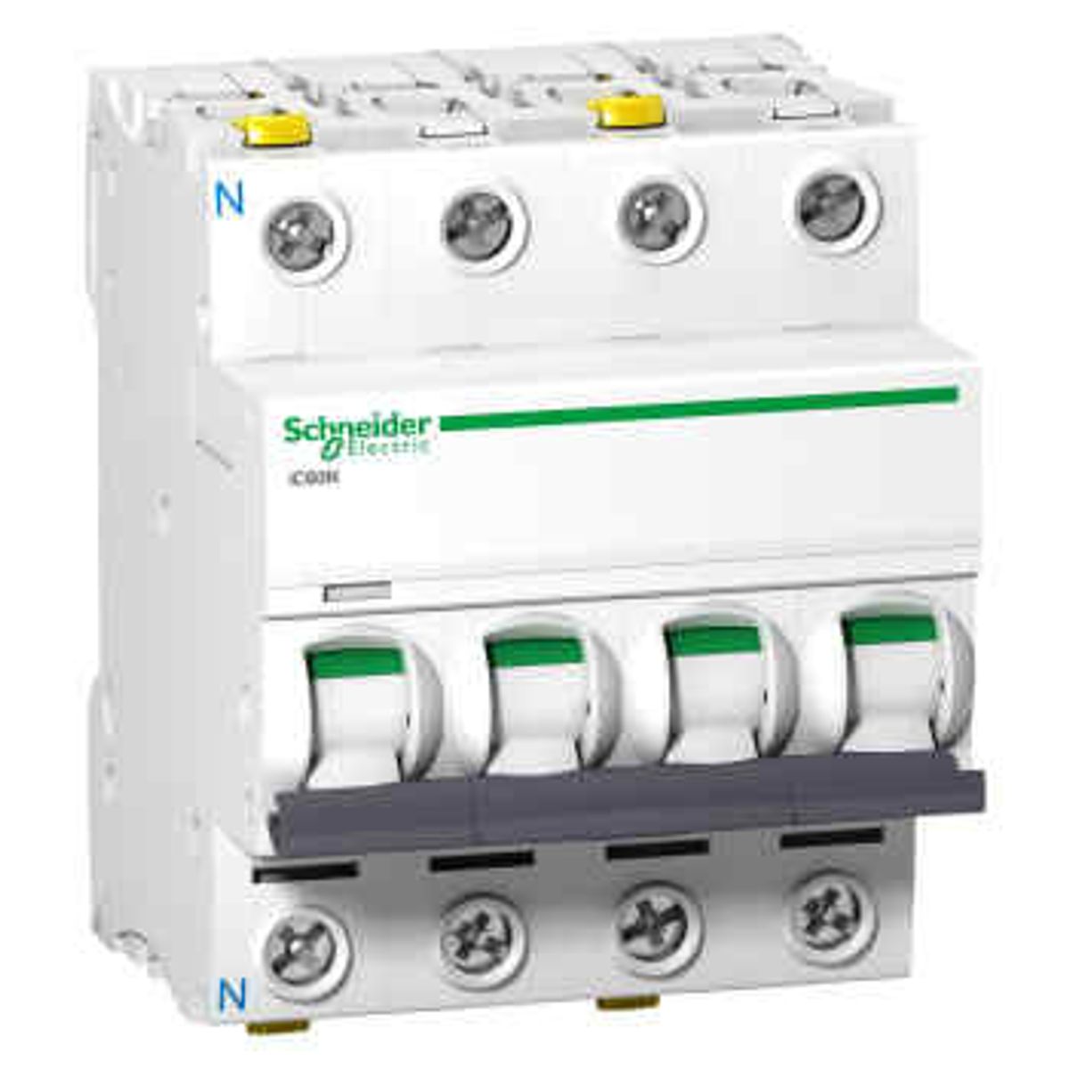 Schneider Electric automatsikring c 3p+n 10a 6ka