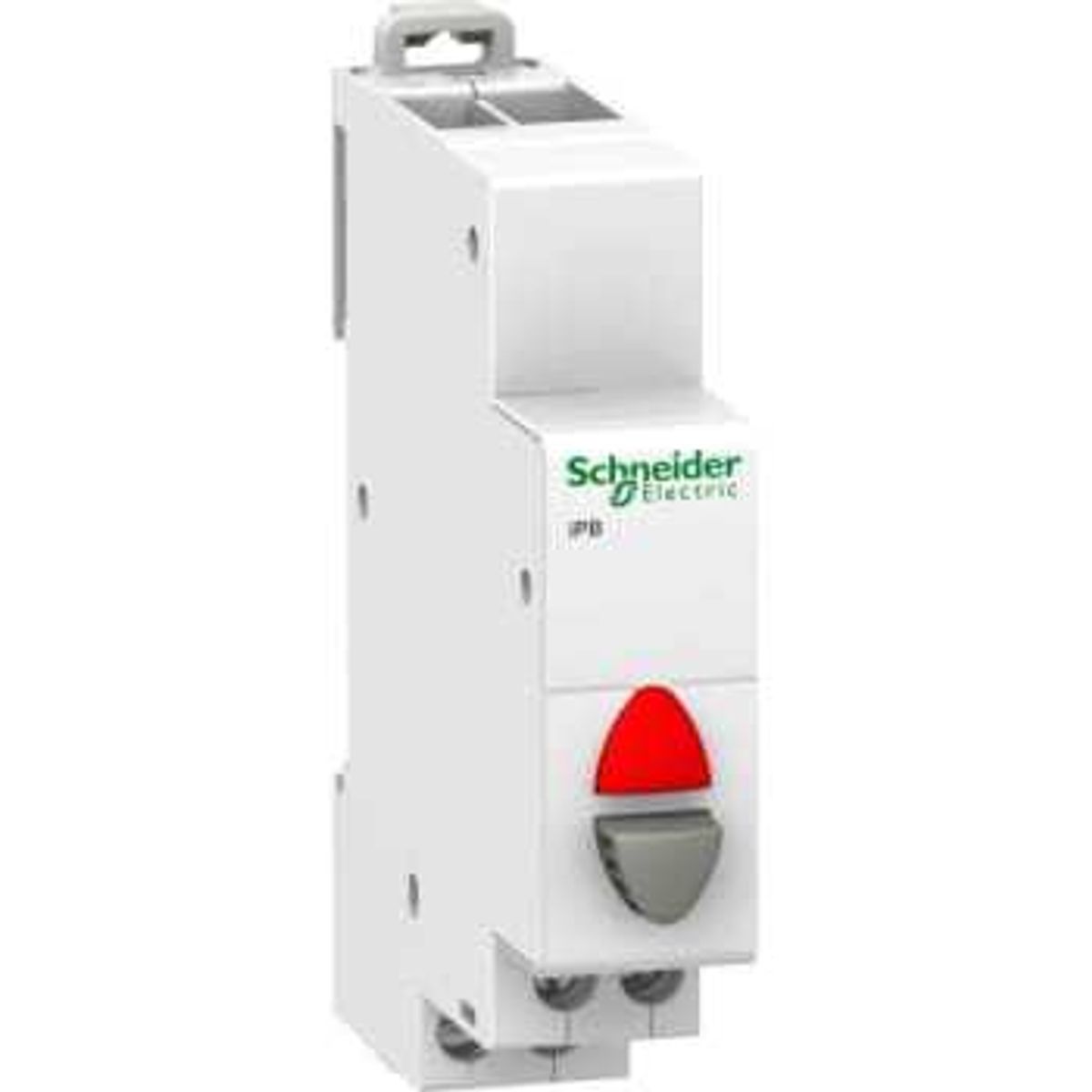 Schneider Electric Acti9 Trykkontakt IPB 1 Bryde Grå - Rød Led 12/48VAC/DC