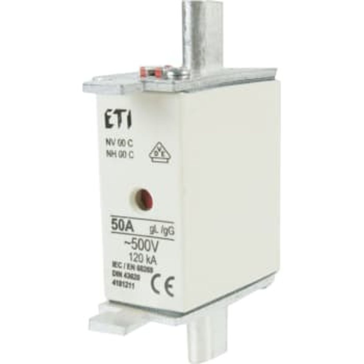 ETI Sikring NH 000 50A 500V gL/gG