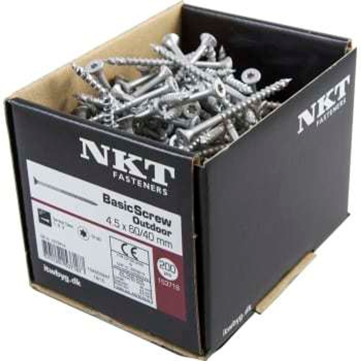 NKT Fasteners Basicscrew outdoor 6,0x100/55