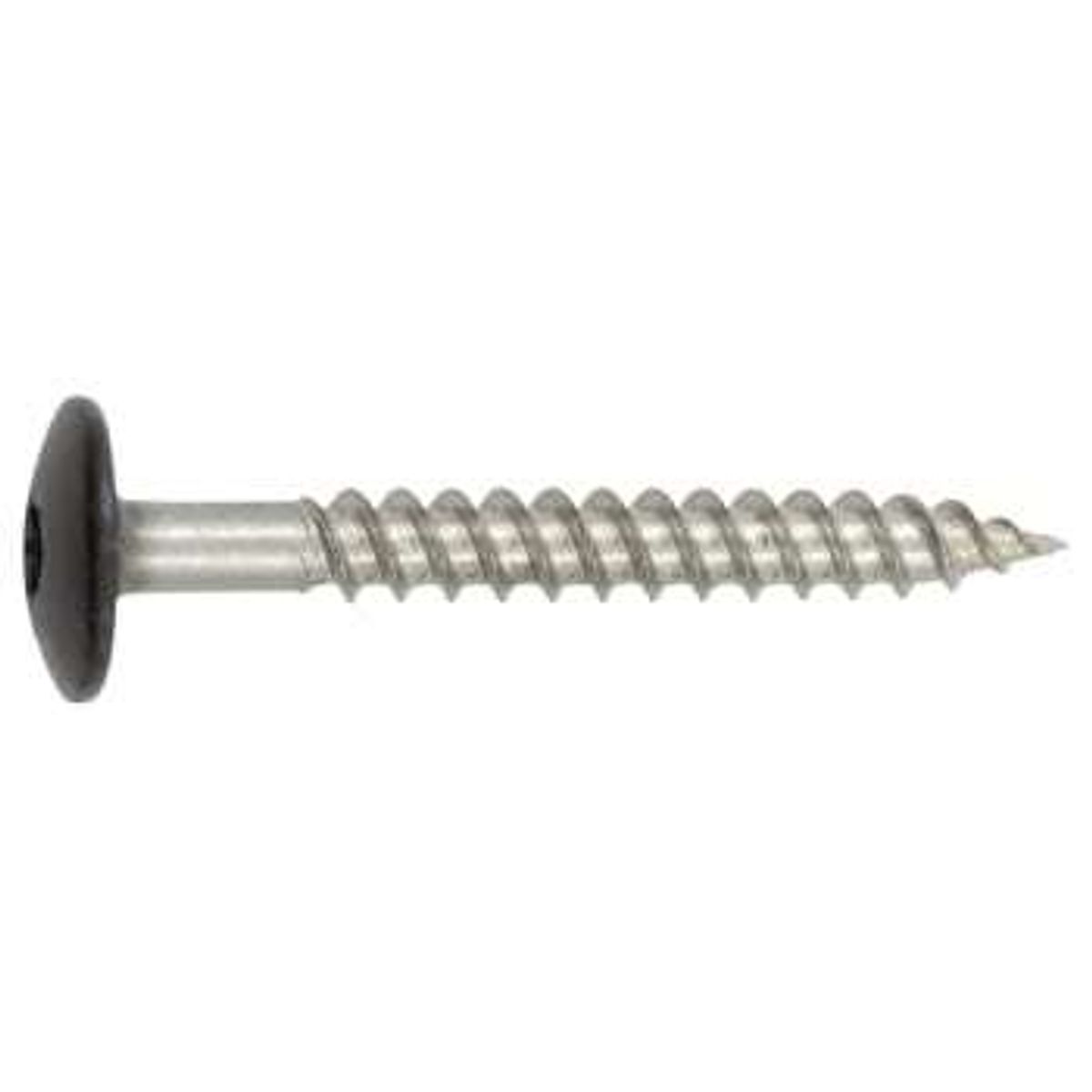 NKT Fasteners Facadeskrue, rustfri A2, DH, TX20, 4,5x40 mm, sort, 200 stk.