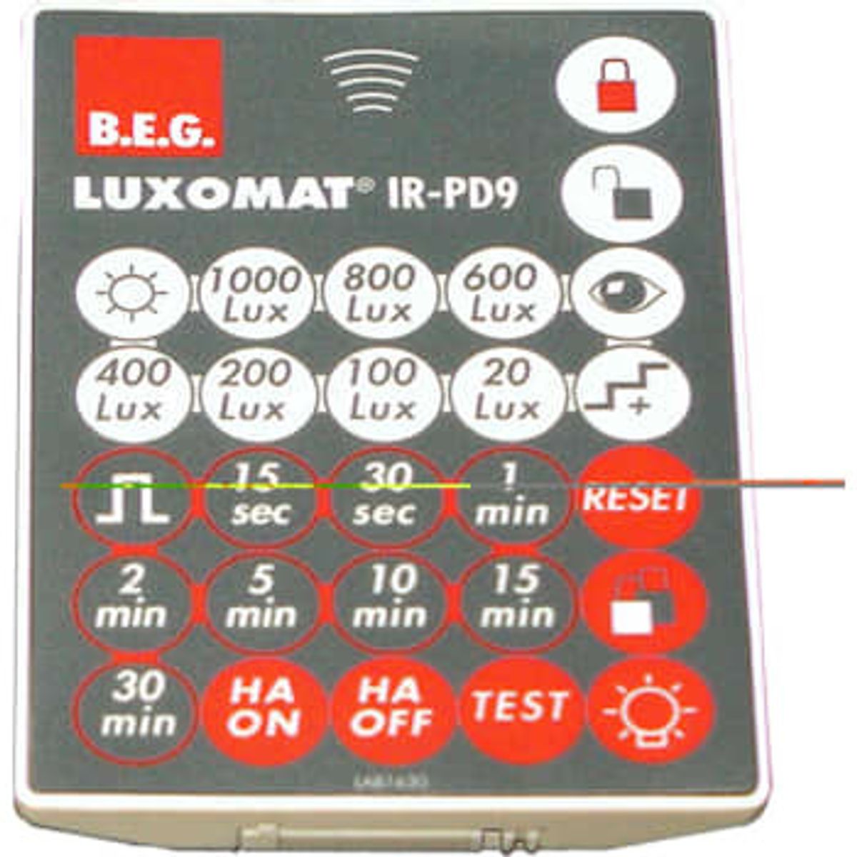 B.E.G. Fjernbetjening ir-pd9