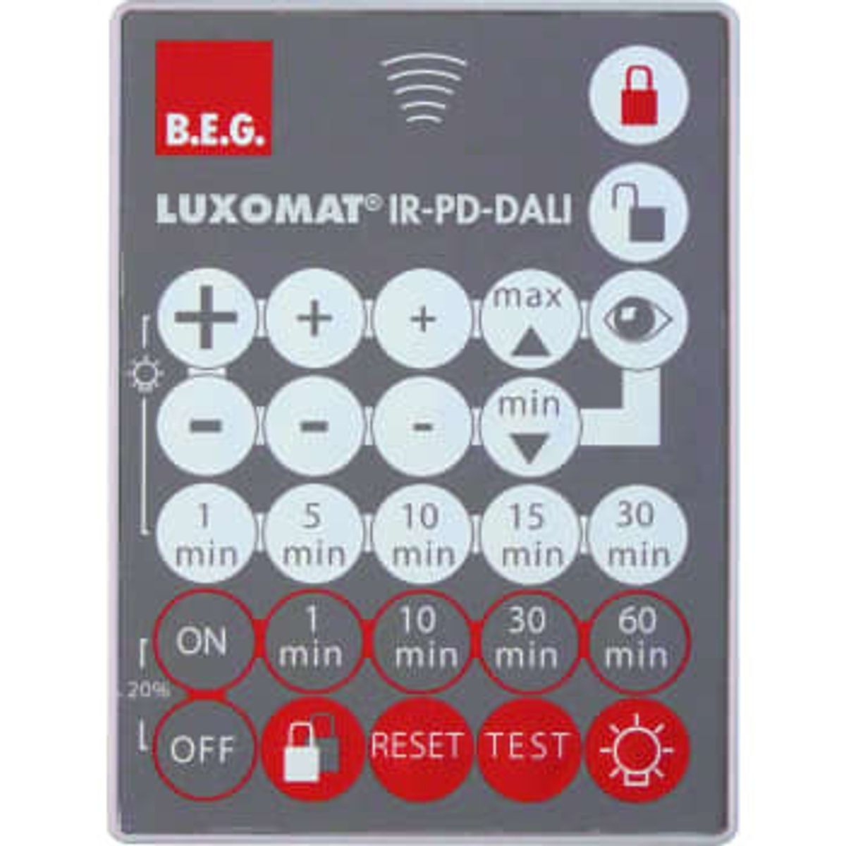 B.E.G. Fjernbetjening ir-pd-dali