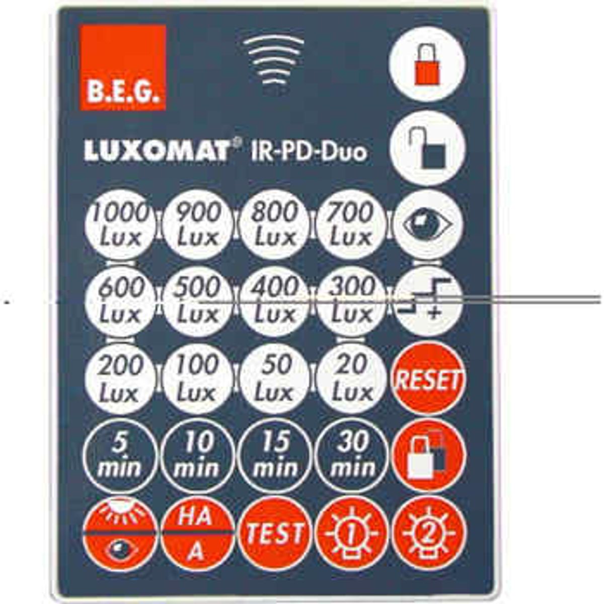 B.E.G. Fjernbetjening ir-pd-duo