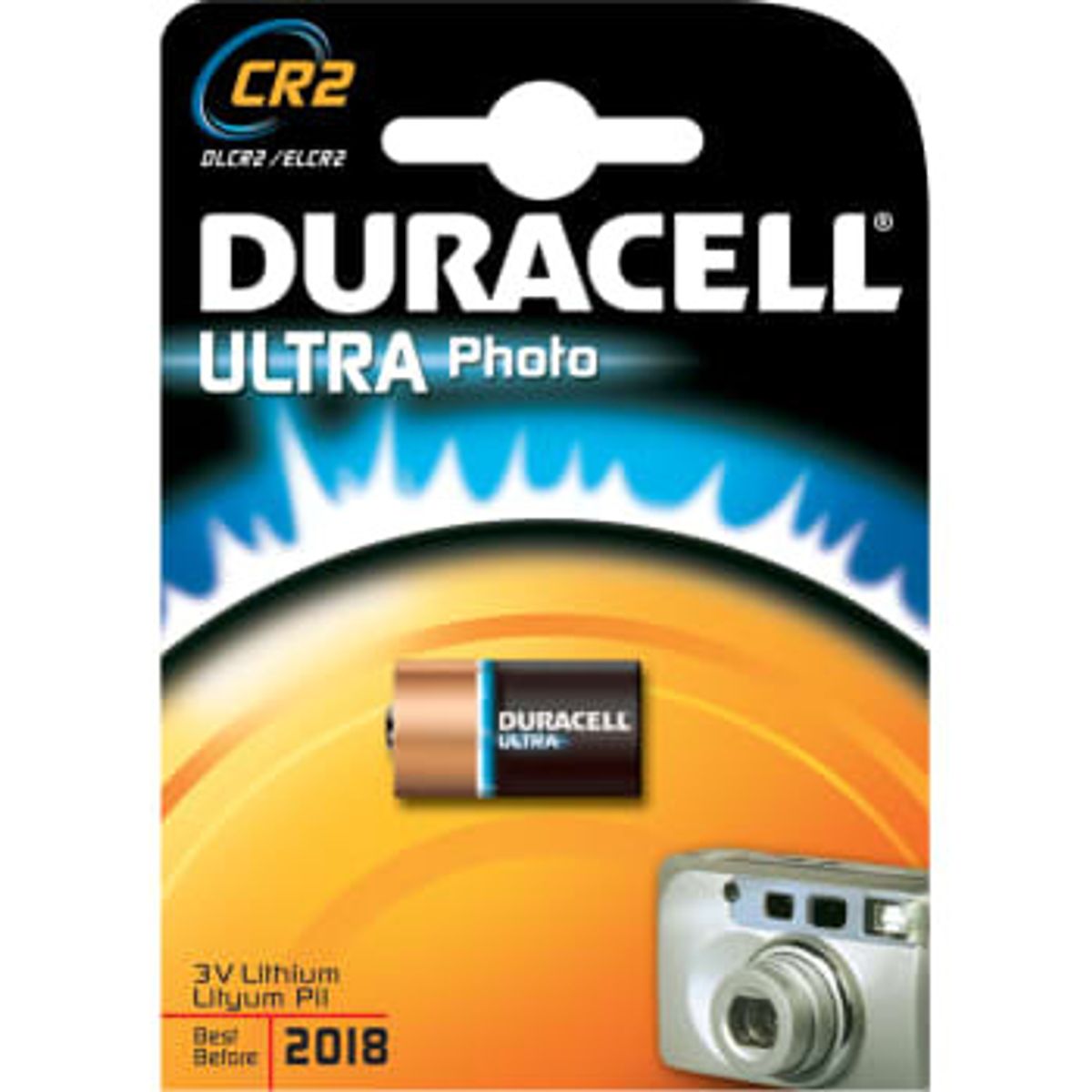 Duracell Batteri photo ultra cr2