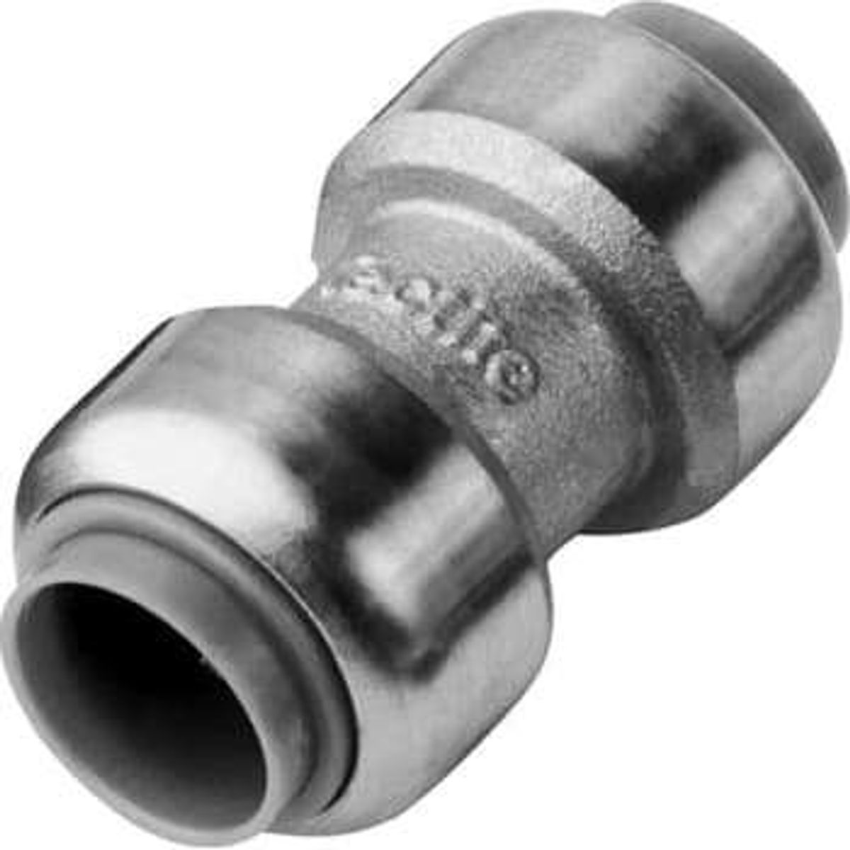 Roth samlemuffe 18 mm, indstikfittings i rustfri stål