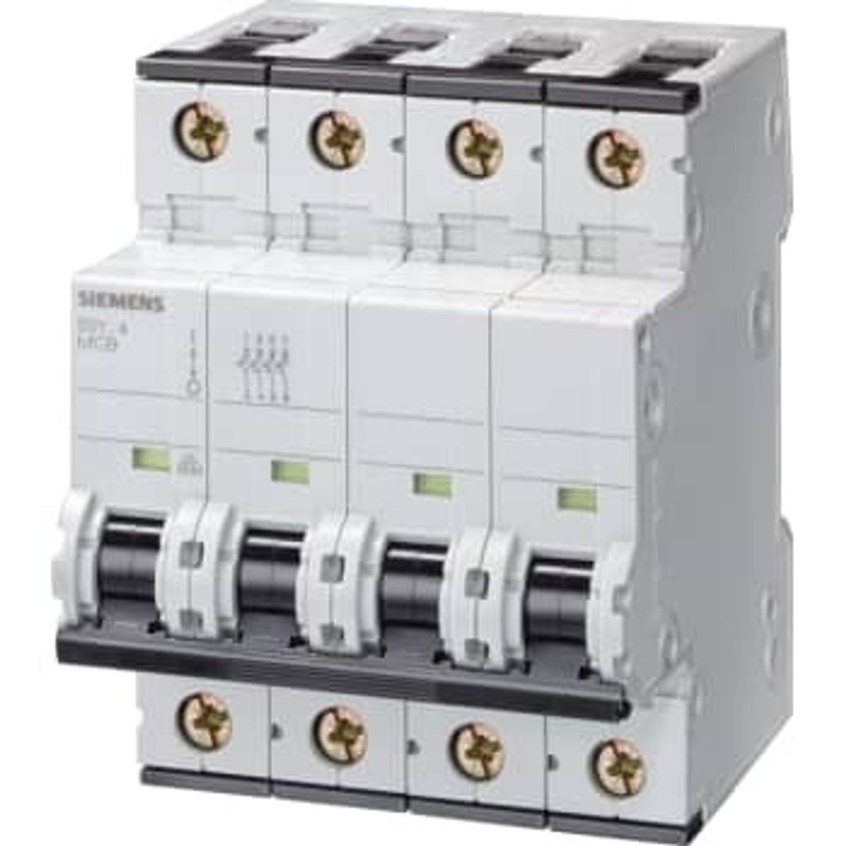 Siemens Automatsikring C 50A, 3P+N, 10kA, 5SY4650-7