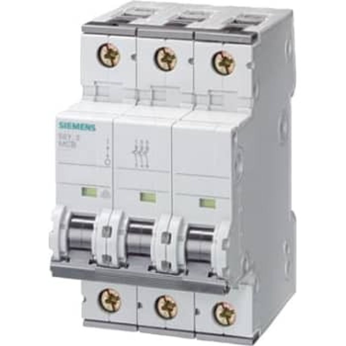 Siemens Automatsikring C 63A, 3P, 6kA, 5SY6363-7