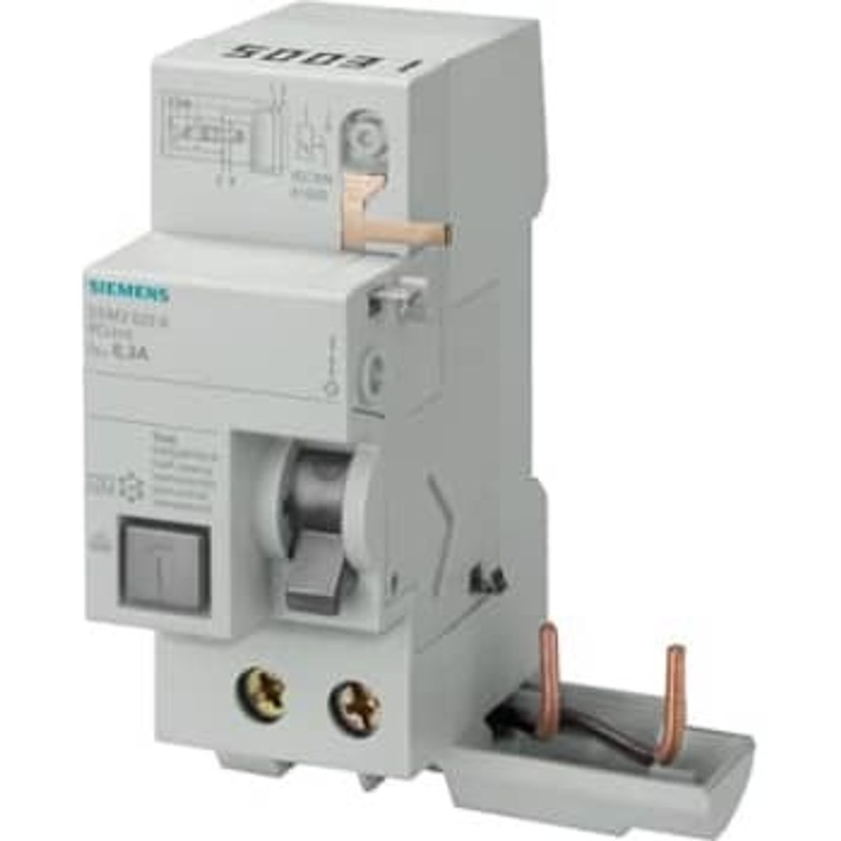 Siemens RC HPFI-blok til 5SY 40A, 2P, 30mA, Type A, 5SM2322-6