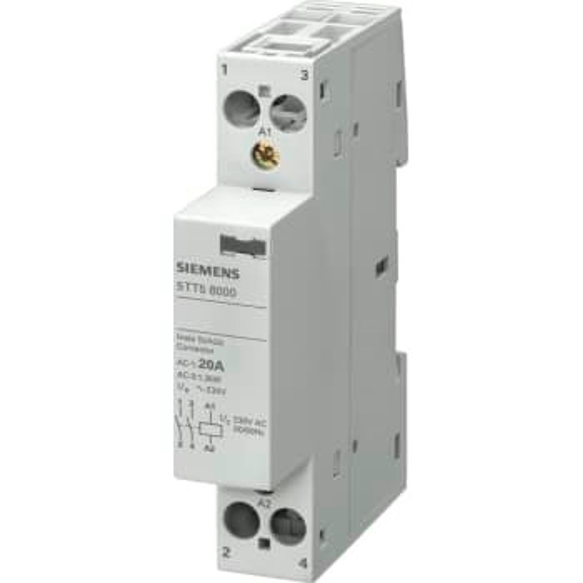 Siemens Insta Modulkontaktor 20A, 2 slutte, 230V, 1M, 5TT5800-0