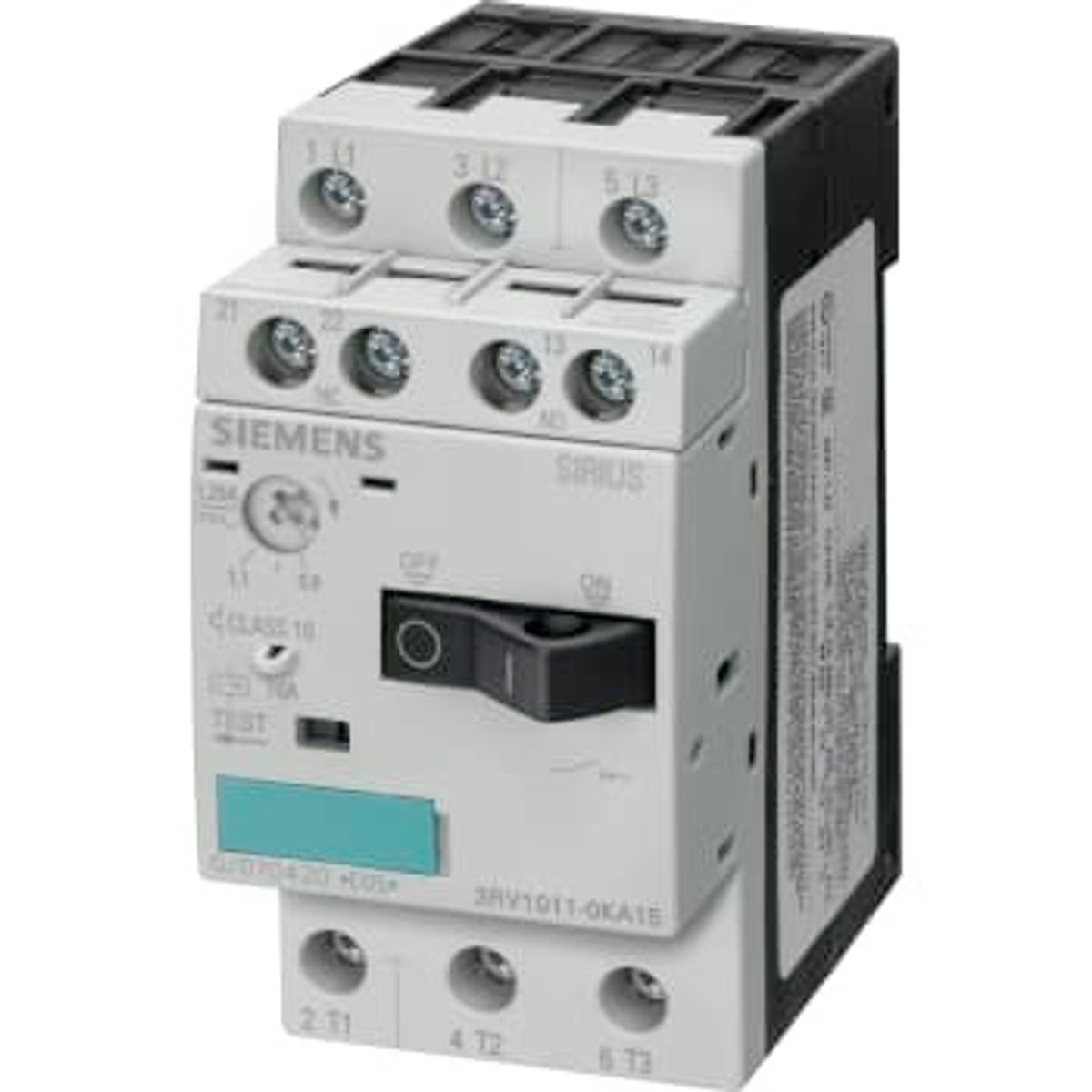 Siemens Maksimalafbryder 5,50-8,00A, 3RV1011-1HA10