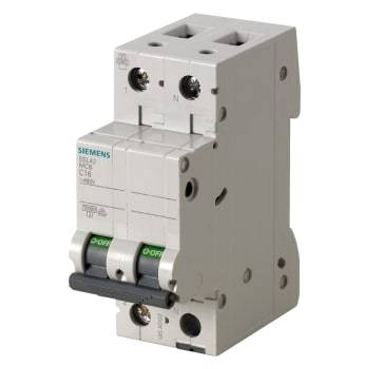 Siemens Automatsikring C 10A 1P+N 10kA 5SL4510-7