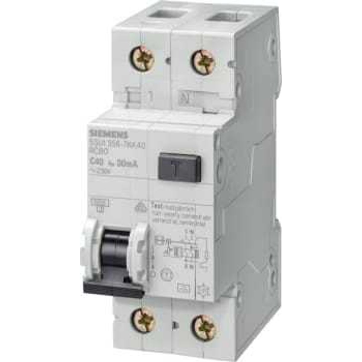 Siemens Kombiafbryder Automatsikring/HPFI C 10A 1P+N 30mA 5SU1356-7KK10