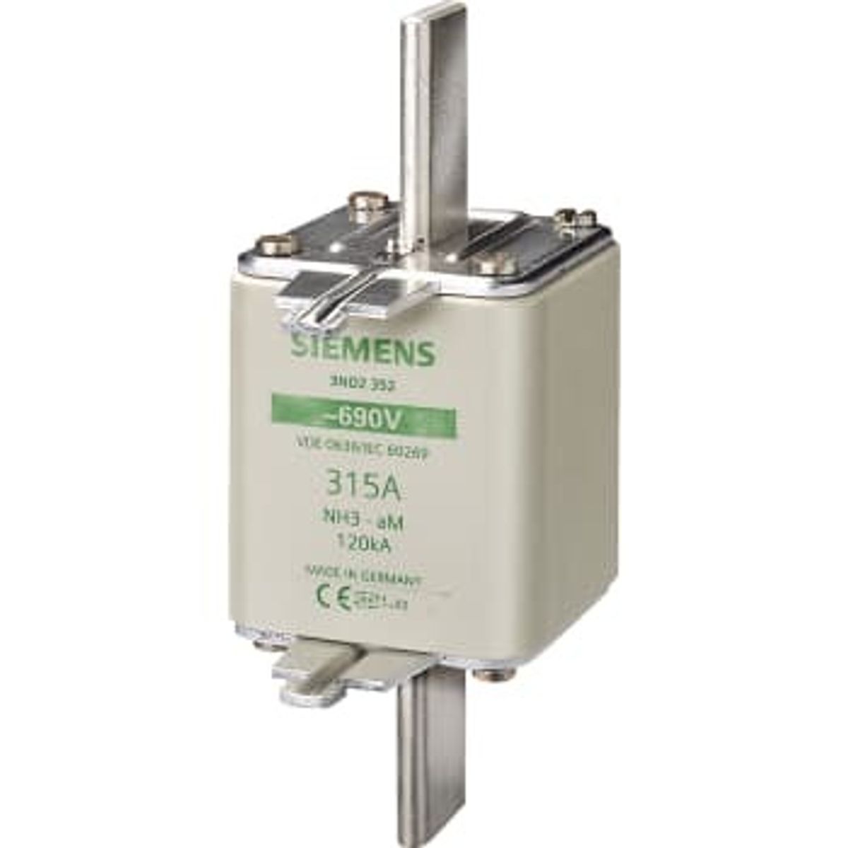 Siemens Sikring nh 3-am 630a 690v (3 stk)