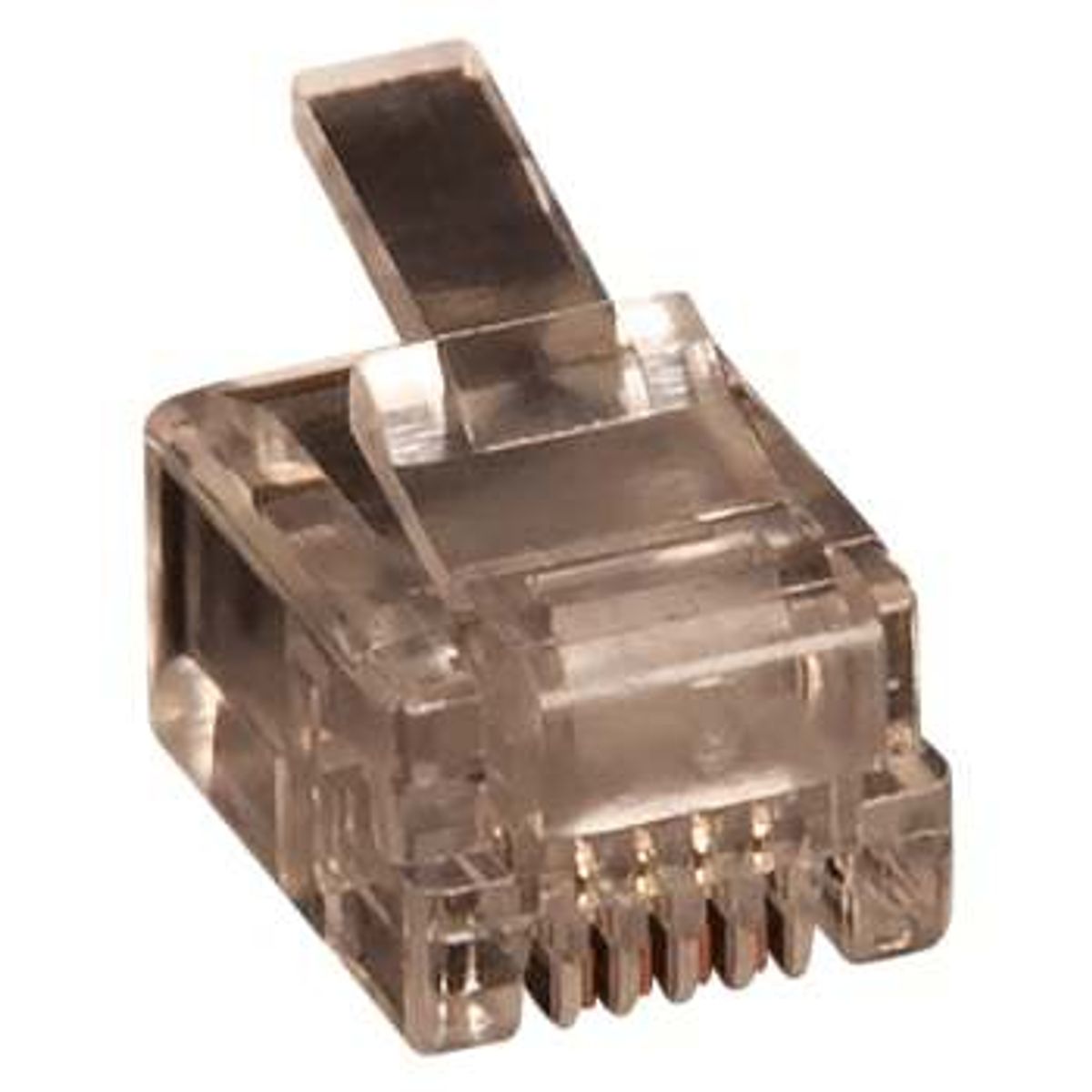 Lan-com Modularplug rj11 6p/4c (10 stk)