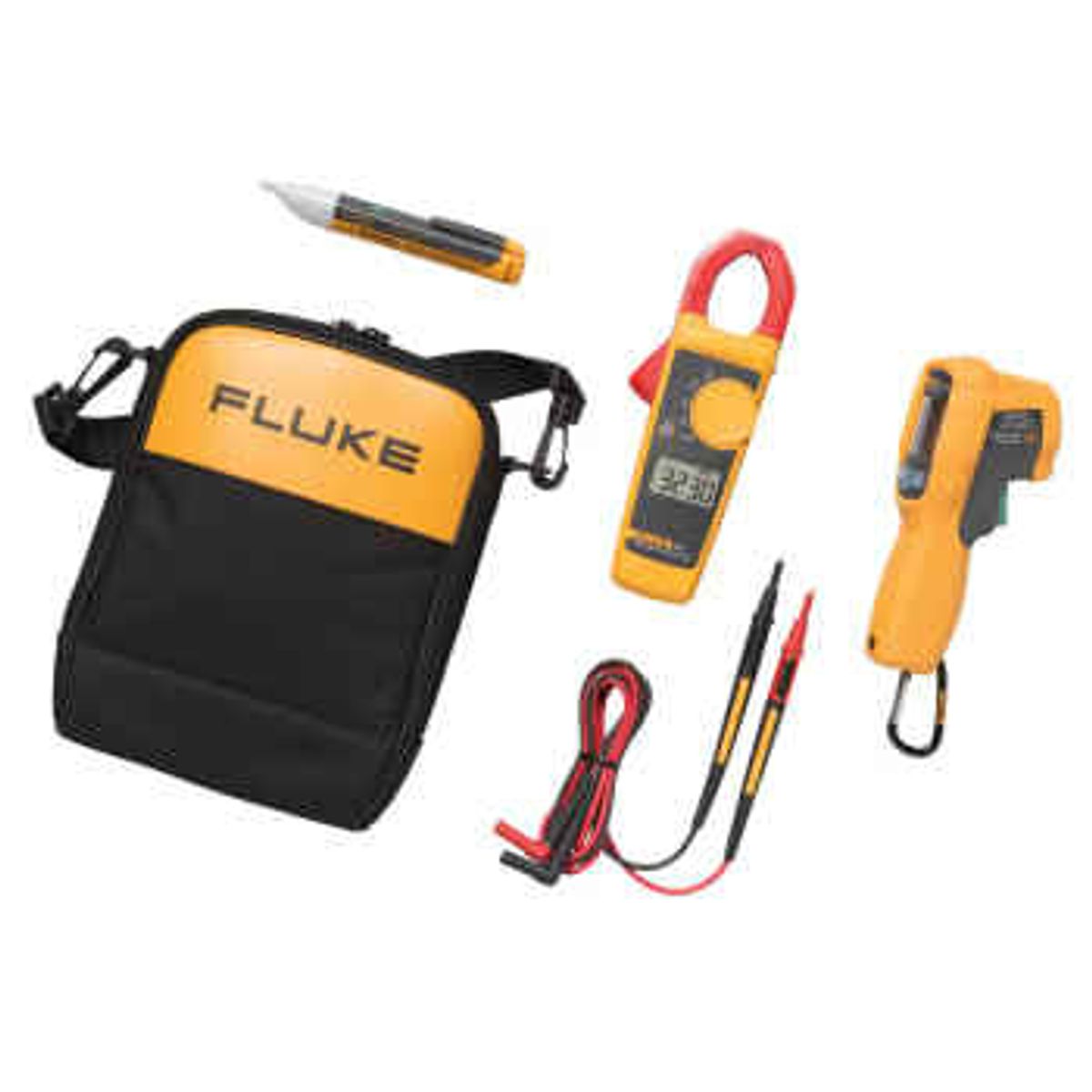 Fluke IR-Termometer 62 Max+, Tangmeter 323 Og Tester 1AC