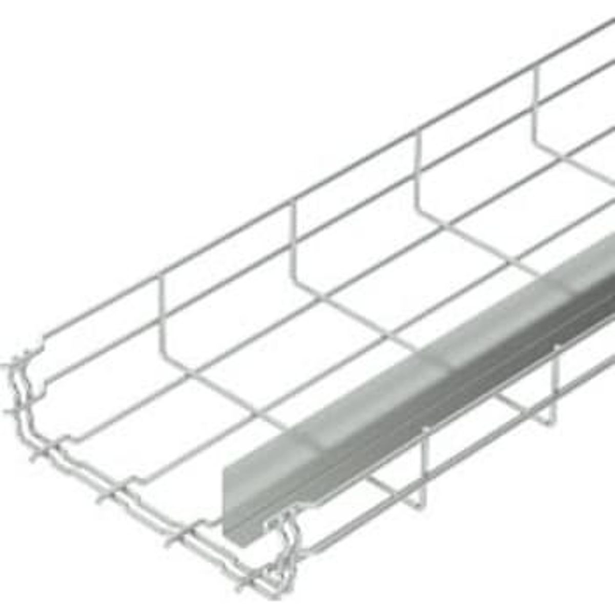 Gitterbakke grm-t 55x200 med 1 delespor g el-forzinket (3 mtr)