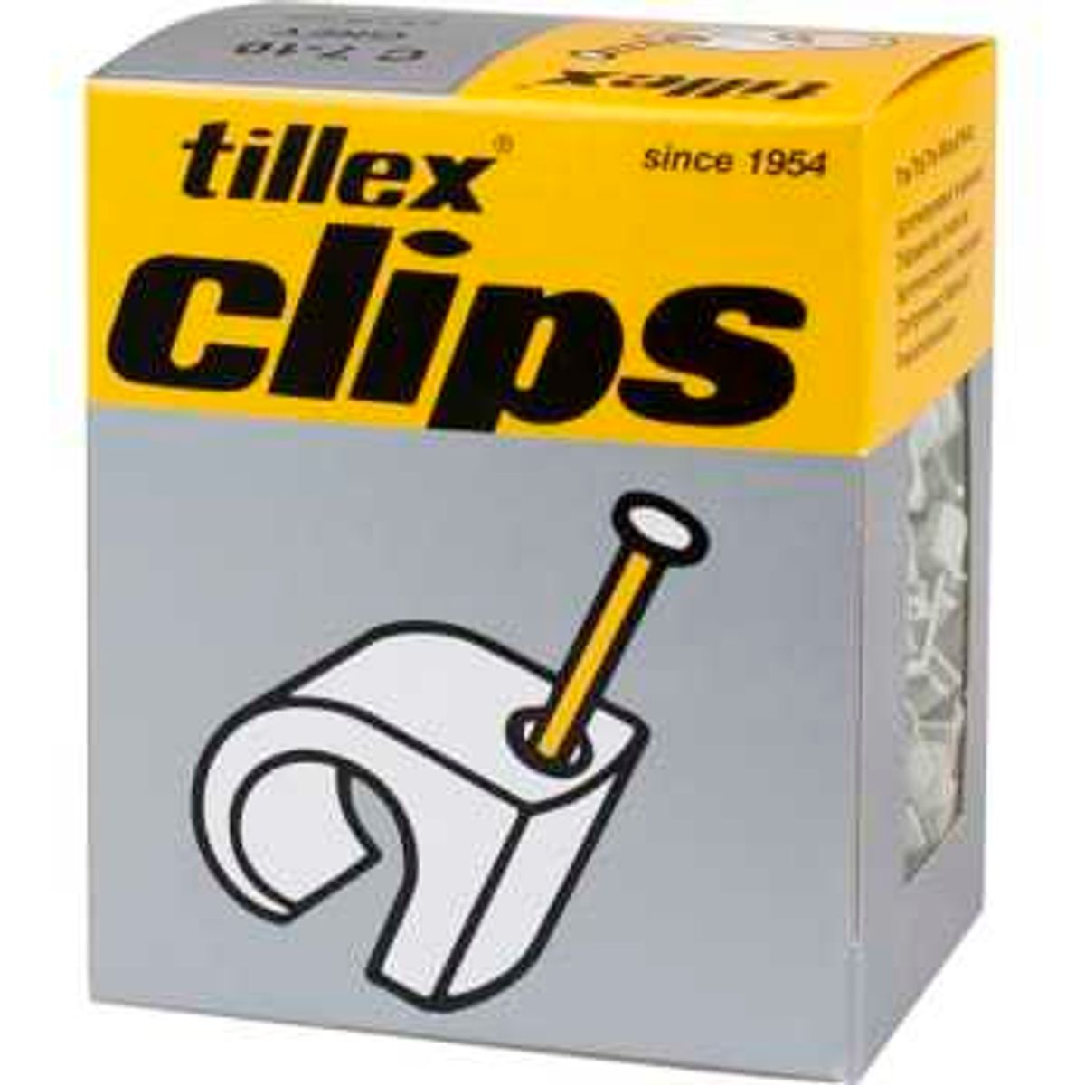 Tillex Clips 7-10/25mm-400 gr&aring; (400 stk)