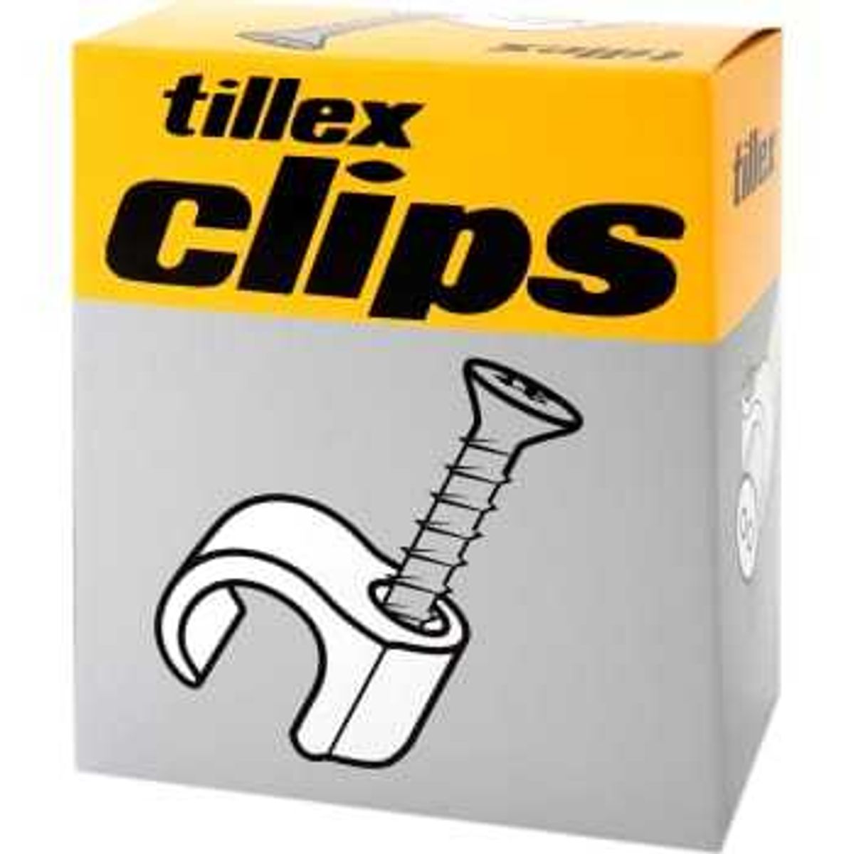 Tillex Skrueclips 8-12 ph2 gr&aring; (100) (100 stk)