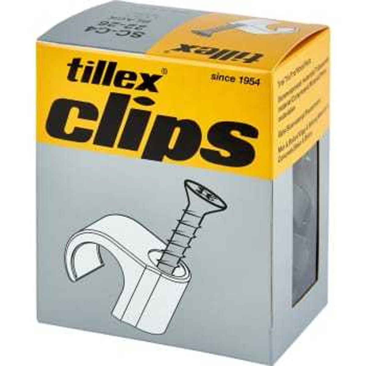 Tillex Skrueclips 22-26 t20 sort (50) (500 stk)