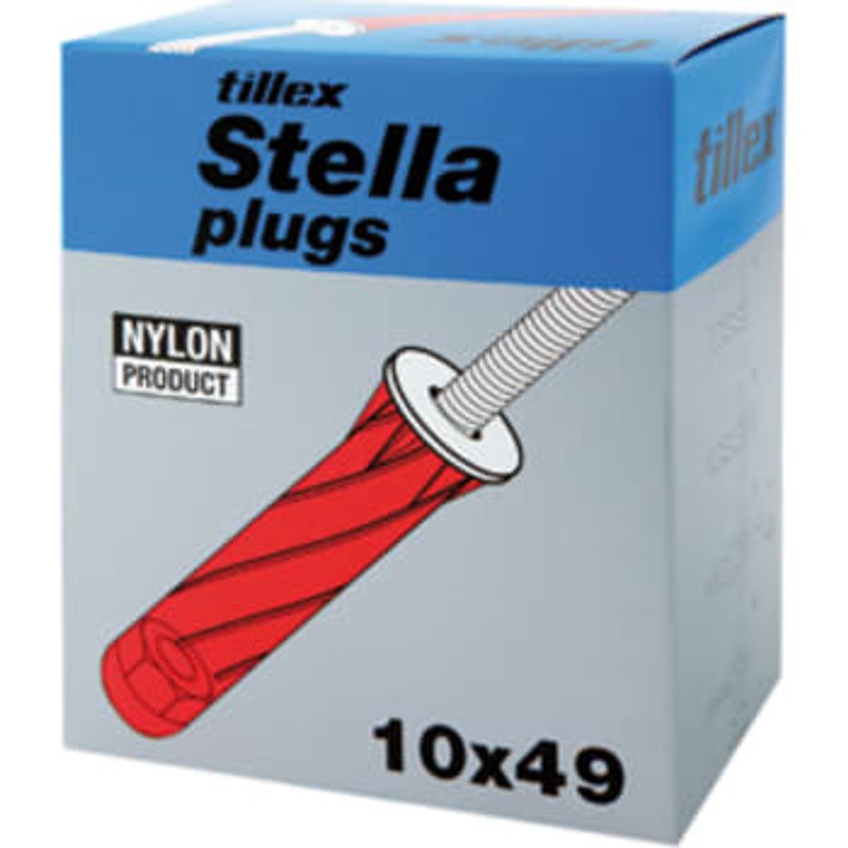 Tillex Plugs stella 5x55mm r&oslash;d pan pz (250 stk)