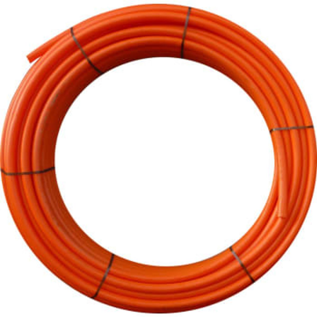 Uponor 32/28 mm PE-kabelrør uden muffe, glat/glat, 100 m, orange (100 mtr)