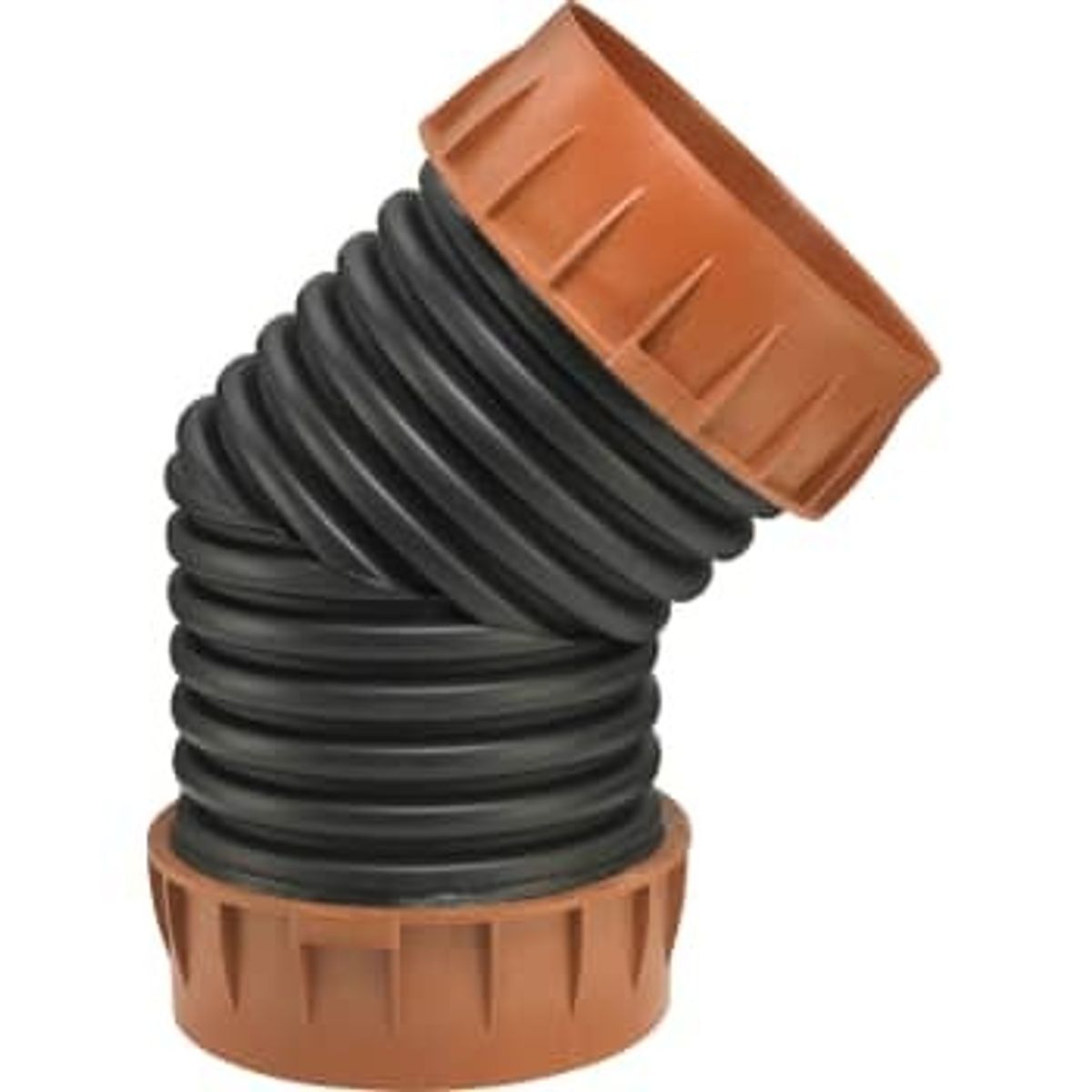 Uponor IQ DN600 45 gr. PP-bøjning, uden gummiringe