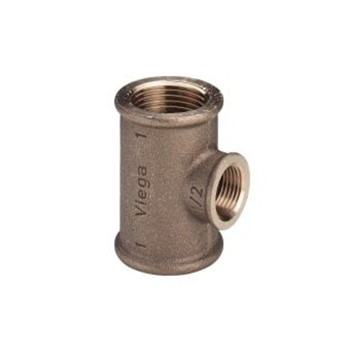 Viega 3/8 Tee Rødgods Silicium Bronze