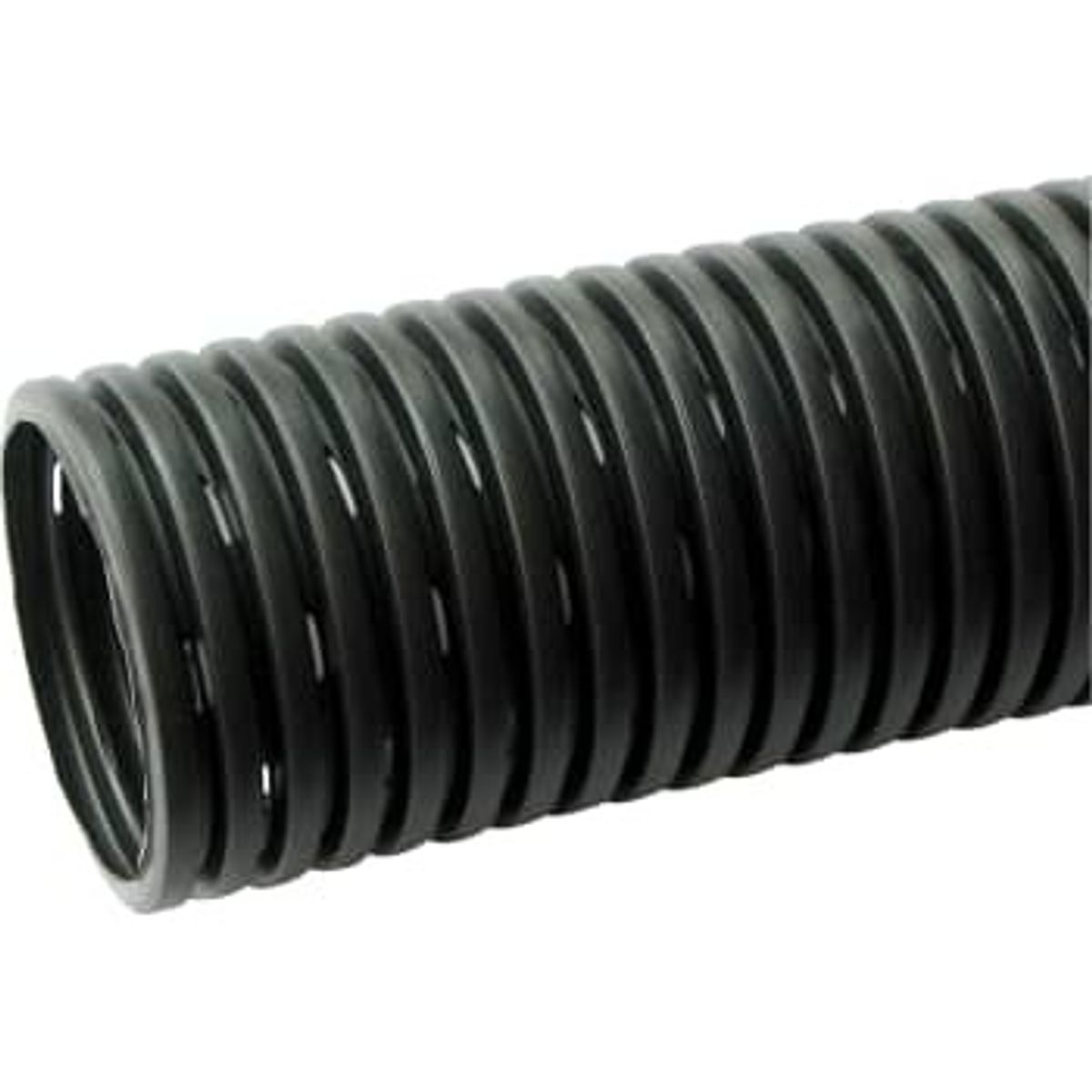 Eurodrain 80/71,5 mm PE-drænrør med 1,8 x 10 mm slids, 100 m (100 mtr)