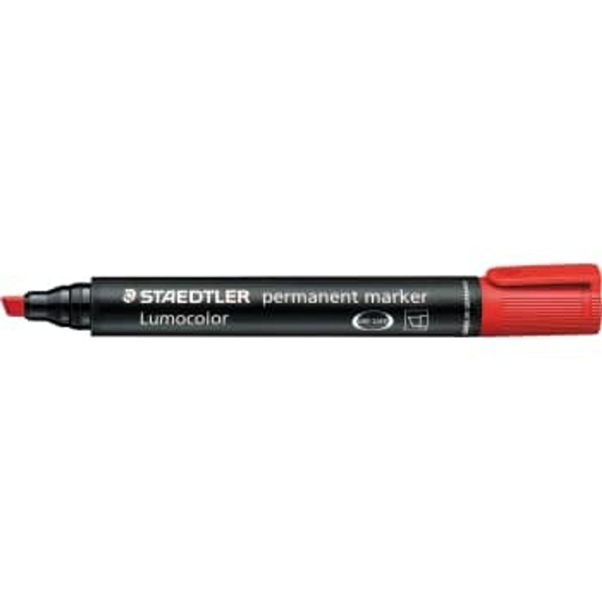 Staedtler marker/ tusch rød 2-6mm