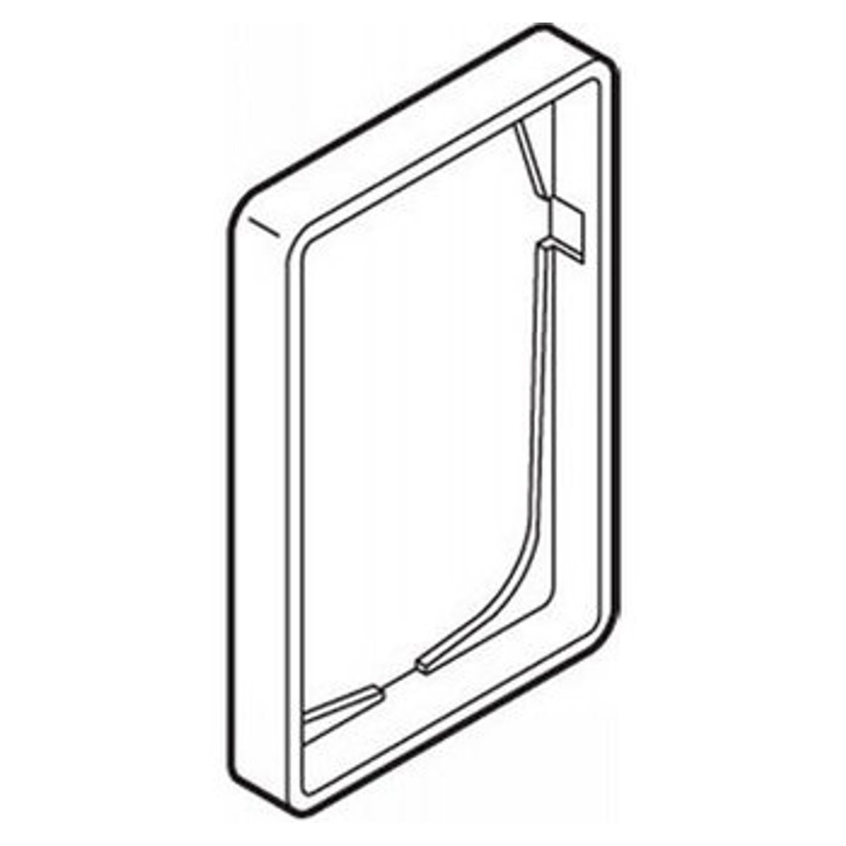 LK FUGA® ramme Baseline 50 1½ modul hvid