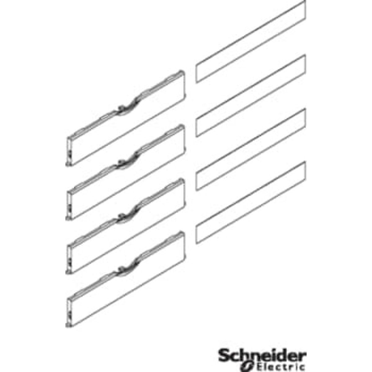 LK Label holder f/panel 4 stk