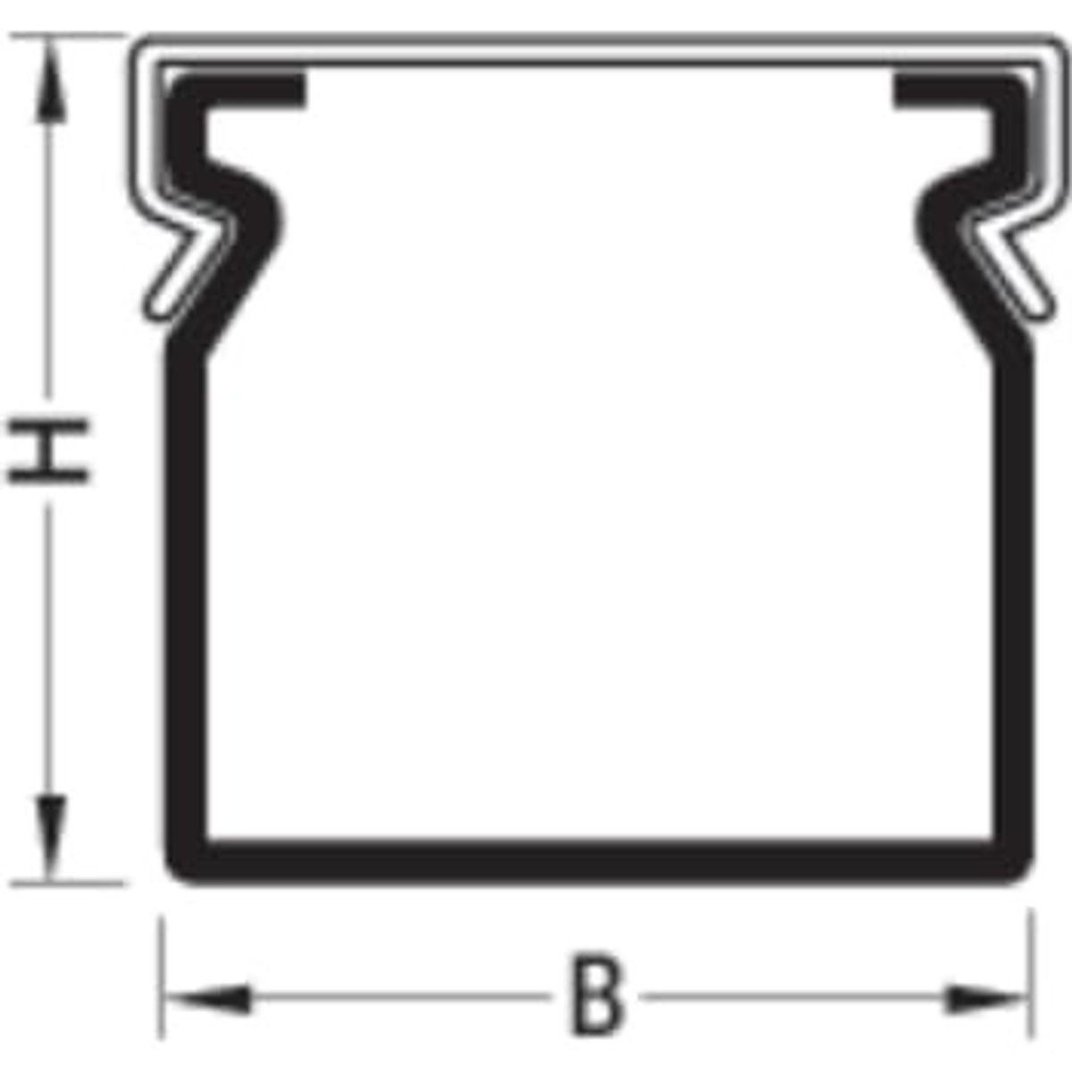 Tehalit Ledningskanal ba6 80060 (2 mtr)