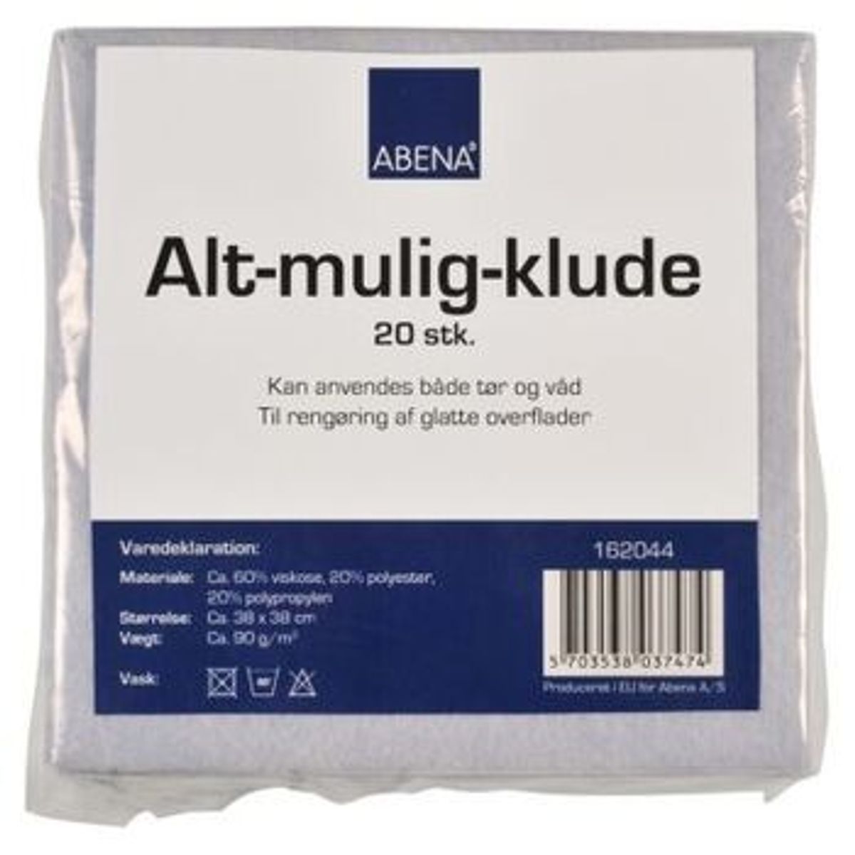 Abena alt mulig klude 38x38cm